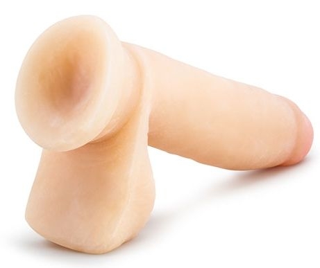 Телесный фаллоимитатор 7 inch Sensa Feel Dildo - 17,8 см.