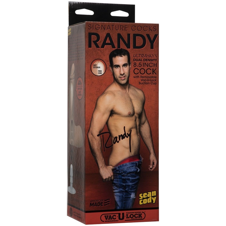 Фаллоимитатор с мошонкой Randy 8.5  ULTRASKYN Cock - 21,6 см.