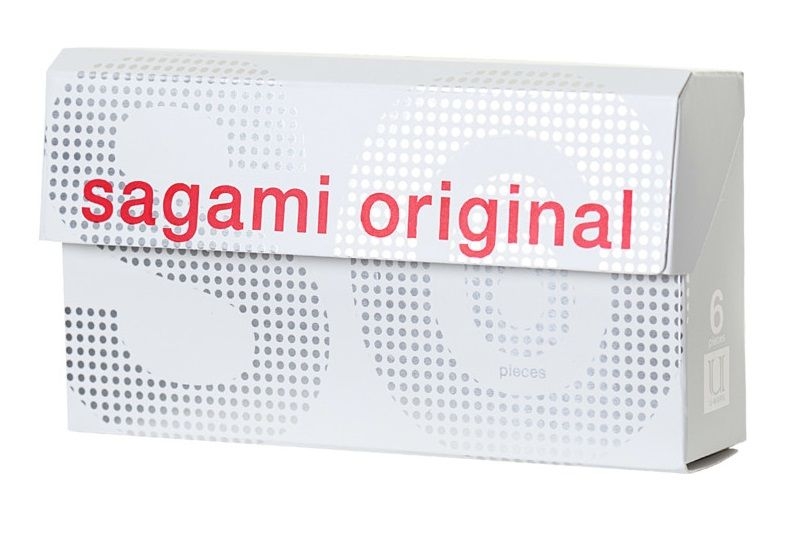 Ультратонкие презервативы Sagami Original 0.02 - 6 шт.