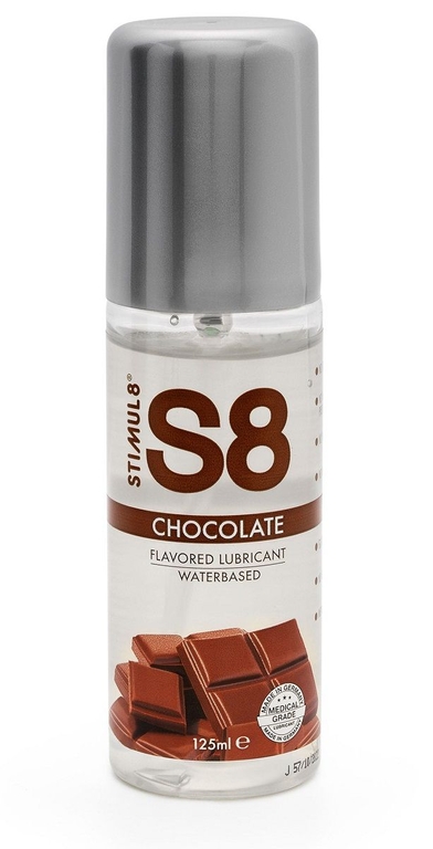 Смазка на водной основе S8 Flavored Lube со вкусом шоколада - 125 мл.