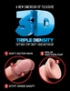 Телесный фаллоимитатор на присоске 8  Triple Density Fat Cock with Balls  - 24,1 см.