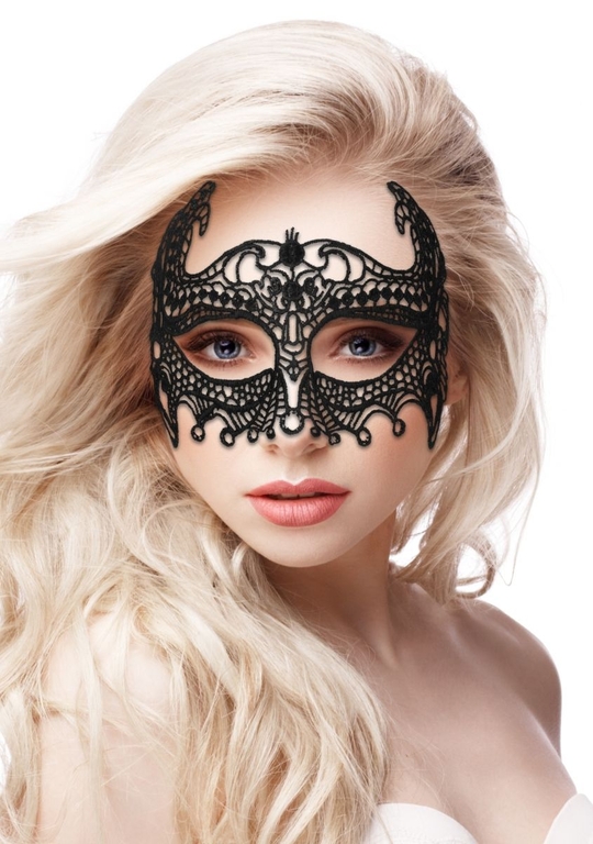 Черная кружевная маска ручной работы Empress Black Lace Mask