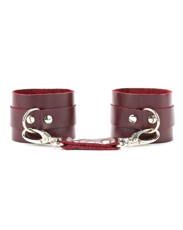 Бордовые наручники Maroon Handcuffs