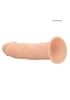 Телесный фаллоимитатор без мошонки Silicone Dildo Without Balls - 15,3 см.