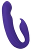 Фиолетовый вибратор G-Spot Dual Stimulator with Rolling Ball - 17,1 см.