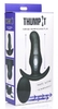 Черная анальная вибропробка Kinetic Thumping 7X Prostate Anal Plug - 13,3 см.