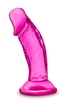 Розовый анальный фаллоимитатор Sweet N Small 4 Inch Dildo - 11,4 см.