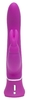 Лиловый вибратор Curve Thrusting Rechargeable Rabbit Vibrator - 24,1 см.