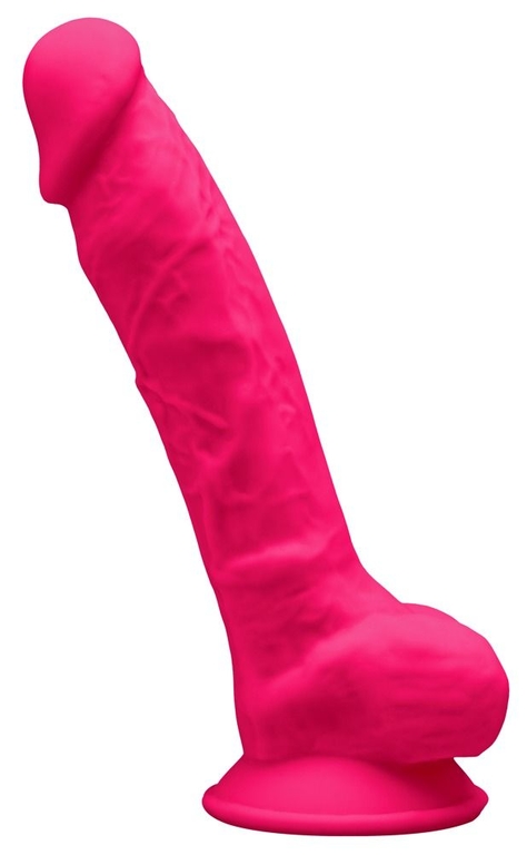 Розовый фаллоимитатор-реалистик Premium Dildo 7  Model 1 Premium - 17,5 см.