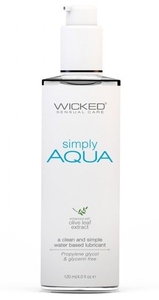 Легкий лубрикант на водной основе Wicked Simply AQUA - 120 мл.