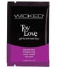 Лубрикант на водной основе для использования с игрушками WICKED Toy Love - 3 мл.