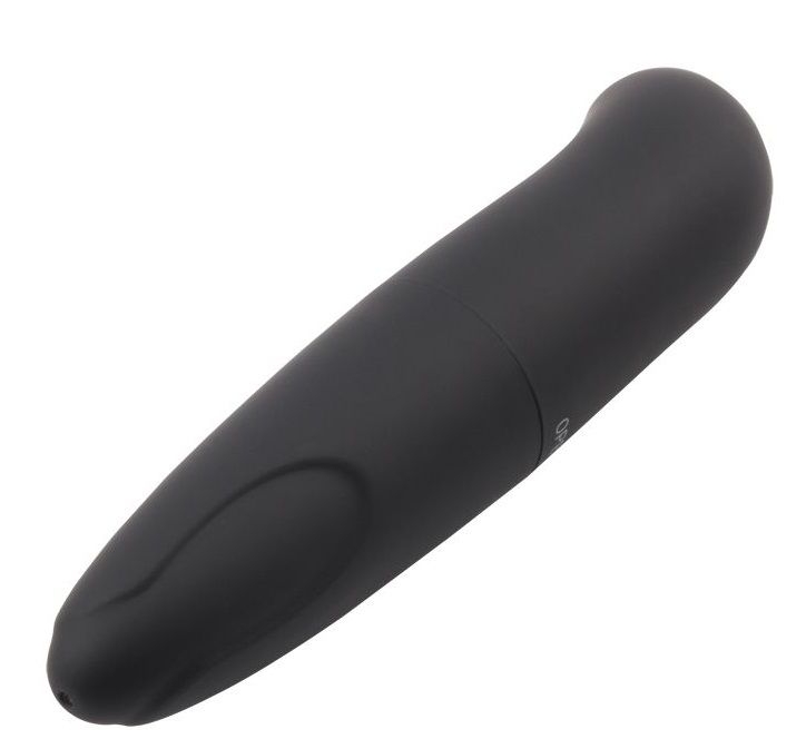 Черный вибратор Powerful Invigorate G-Spot - 12,5 см.