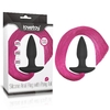 Черная анальная пробка с розовым хвостом Silicone Anal Plug with Pony Tail