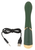 Зеленый стимулятор точки G Luxurious G-Spot Massager - 19,5 см.