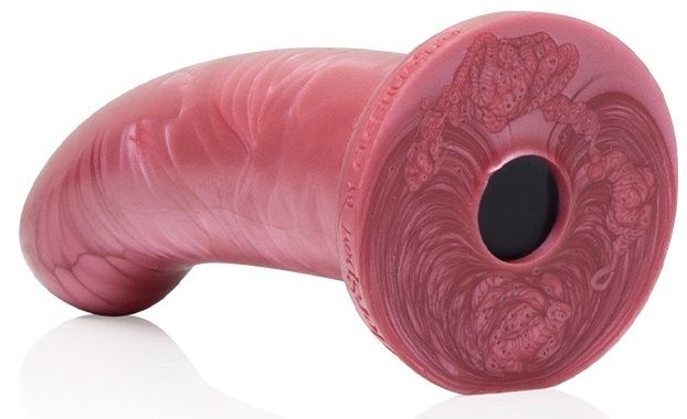 Розовый фаллоимитатор Golden Rose Dildo Medium - 15,3 см.