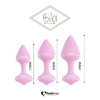 Набор из 3 нежно-розовых анальных пробок Bibi Butt Plug Set