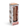 Кофейный вибратор-реалистик 8  Girthy Realistic Vibrator - 24,5 см.