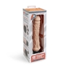 Телесный вибратор-реалистик 8  Girthy Realistic Vibrator - 24,5 см.