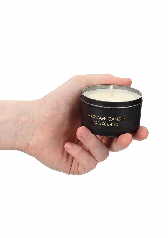 Массажная свеча с ароматом розы Massage Candle Rose Scented - 100 гр.