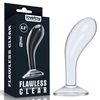 Прозрачный стимулятор простаты Flawless Clear Prostate Plug - 15 см.