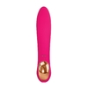 Розовый вибратор с клиторальным отростком Bliss Vibrator - 17,8 см.