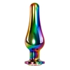 Радужная металлическая пробка Rainbow Metal Plug Large - 12,9 см.