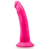 Розовый фаллоимитатор 7.5 Inch Silicone Dual Density Cock - 19 см.