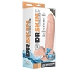 Телесный фаллоимитатор 7 inch Self Lubricating Dildo with Balls - 17,8 см.