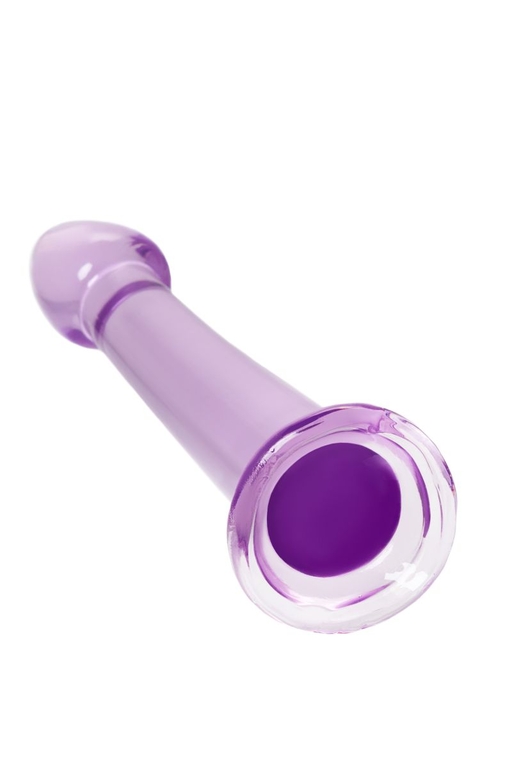 Фиолетовый фаллоимитатор Jelly Dildo S - 15,5 см.