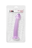 Фиолетовый фаллоимитатор Jelly Dildo M - 18 см.