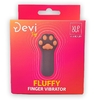 Насадка на палец в форме лапки Finger Vibrator Fluffy