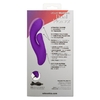 Фиолетовый вибратор-кролик Stella Liquid Silicone Dual Pleaser - 17,25 см.