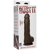 Коричневый фаллоимитатор с имитацией семяизвержением Bust It Squirting Realistic Cock - 23,36 см.