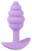 Фиолетовая анальная втулка Mini Butt Plug - 7,5 см.