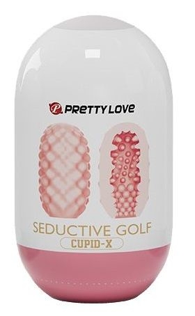 Розовый мастурбатор-яйцо Seductive Golf