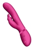 Розовый вибромассажер May Pulse-Wave   C-spot   G-Spot Rabbit - 22 см.