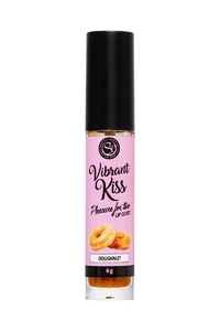 Бальзам для губ Lip Gloss Vibrant Kiss со вкусом пончиков - 6 гр.