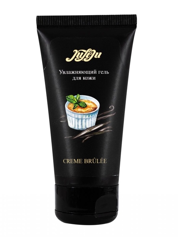 Съедобный интимный гель JuLeJu Creme Brulee с ароматом крем-брюле - 50 мл.