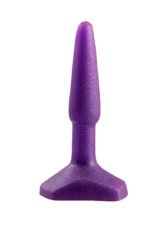 Фиолетовый анальный стимулятор Small Anal Plug Purple - 12 см.