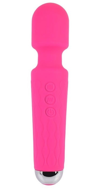 Розовый жезловый вибратор Wacko Touch Massager - 20,3 см.