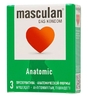 Презервативы анатомической формы Masculan Anatomic - 3 шт.