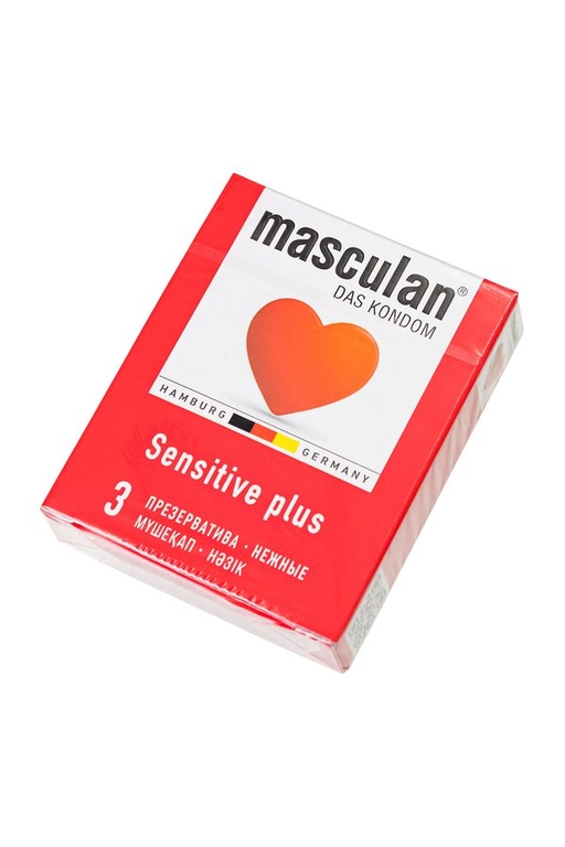 Презервативы Masculan Sensitive plus - 3 шт.