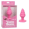 Розовая анальная пробка в виде мороженого Yum Bum Ice Cream Cone Butt Plug - 9,5 см.