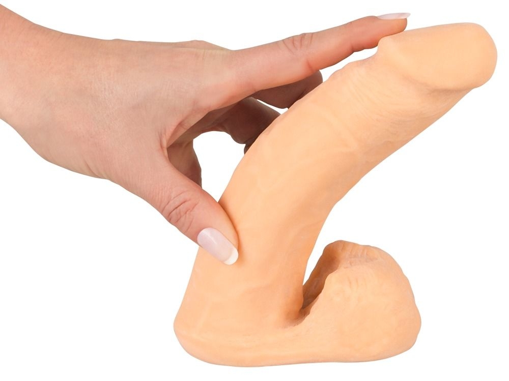 Фаллоимитатор Nature Skin Dildo Real Dong - 20 см.