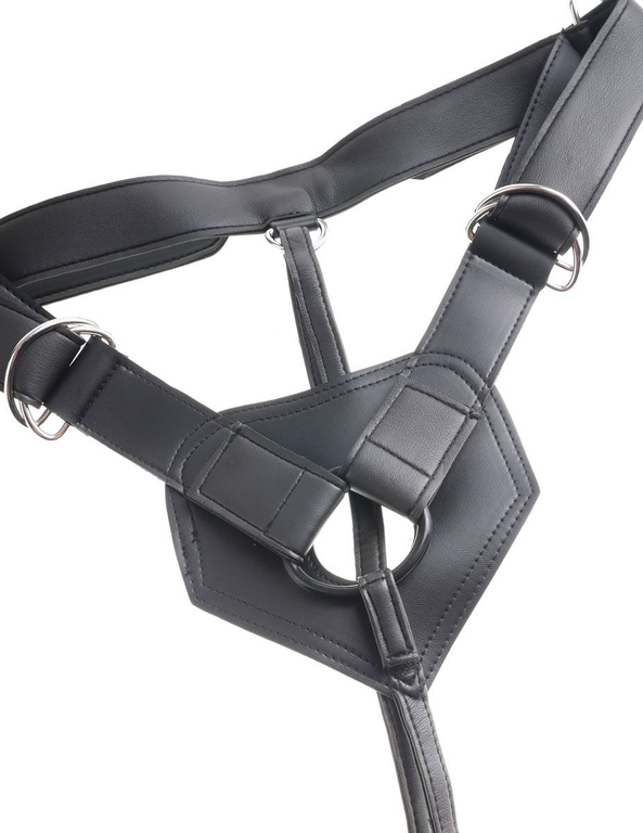 Телесный страпон Strap-on Harness Cock - 15,2 см.