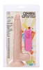 Телесный вибромассажёр на присоске G-GIRL STYLE 9INCH VIBRATING DONG - 22,9 см.