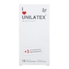 Ультратонкие презервативы Unilatex Ultra Thin - 12 шт. + 3 шт. в подарок