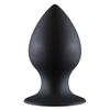 Чёрная анальная пробка Thick Anal Plug Large - 11,5 см.