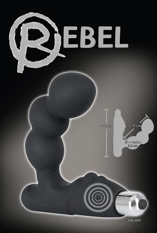 Стимулятор простаты с вибрацией Rebel Bead-shaped Prostate Stimulator