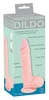 Реалистичный фаллоимитатор с чуть зауженной головкой Medical Silicone Dildo - 21 см.